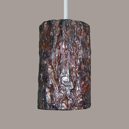 A19 LIGHTING Bark Pendant - White Cord & Canopy PN20302-WCC-1LEDE26